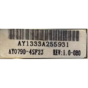 FUENTE PARA TV / NUMERO DE PARTE AY1333A255931 / AY079D-4SF23 / 3BS0051414 / ESTA TARJETA ES CHINA Y ES UTILIZADA EN DIFERENTES MARCAS Y MODELOS / ENTRAR A DESCRIPCIÓN DEL PRODUCTO